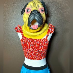 Boho Bage, BOG COLLECTIVE, floral, ruffle crop top!!